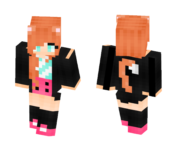PupuSkins ~ Cat Girl ~ Faline - Cat Minecraft Skins - image 1