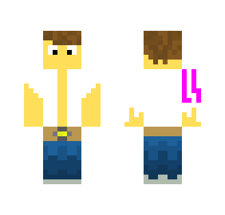 Cool Shirt Bro Pink - Male Minecraft Skins - image 2
