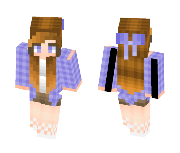 Download Free Trying a new hair shading Skin for Minecraft image 1 Trying a new hair shading - Female Minecraft Skins - image 1
