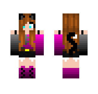 pink and black girl