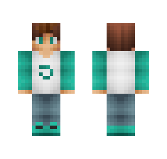 Boy (turquoise/white/shaded)