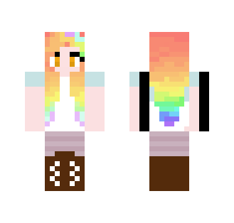 Rainbow Haired Girl