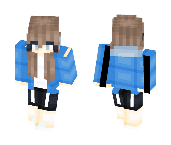 Cosplayin as Sans - Female Minecraft Skins - image 1