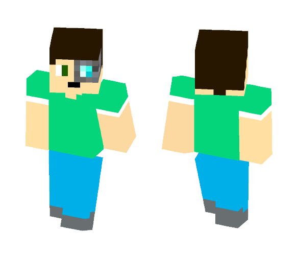 Cyber Eye Person - Male Minecraft Skins - image 1