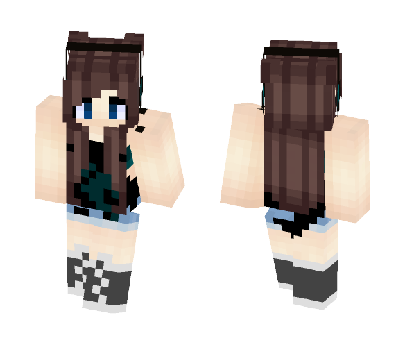 Teenage girl:: - Male Minecraft Skins - image 1