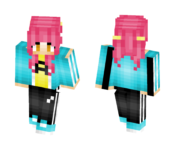 Download Free PupuSkins ~ Adidas Girl ~ Adall Skin for Minecraft image 1 PupuSkins ~ Adidas Girl ~ Adall - Girl Minecraft Skins - image 1