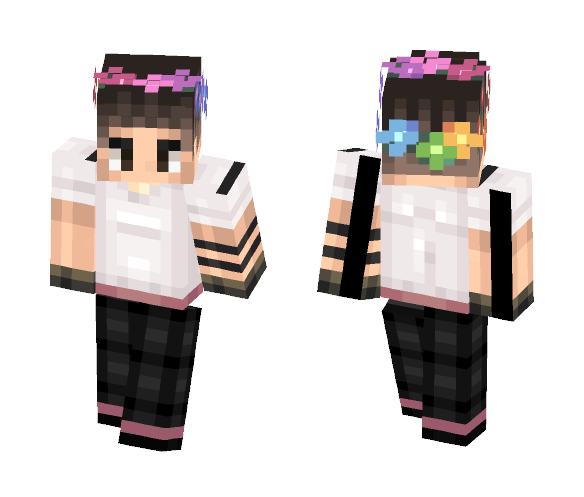 Tyler Joseph Floral crown - Male Minecraft Skins - image 1