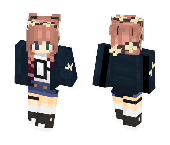 yes the 1975 shirt - Female Minecraft Skins - image 1