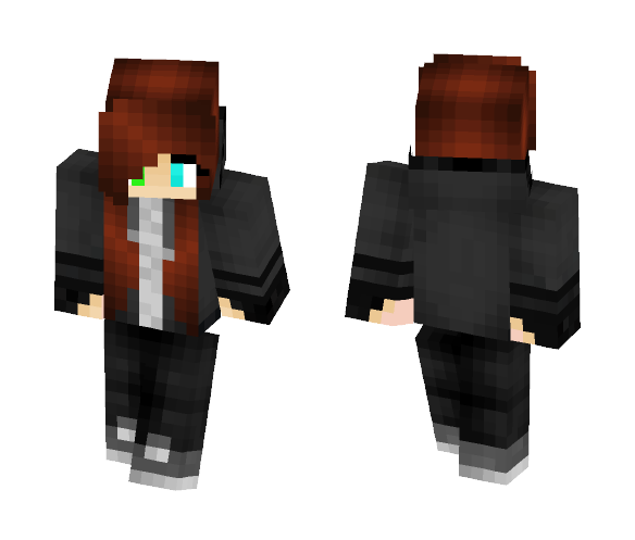 Hoodie Girl - Fixed - Girl Minecraft Skins - image 1