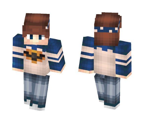Cool batman Jumper and Cute Boy - Batman Minecraft Skins - image 1