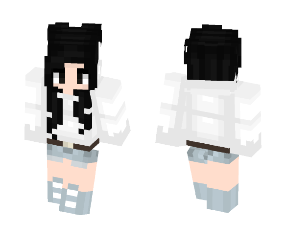 Hoodie~ [request] - Female Minecraft Skins - image 1