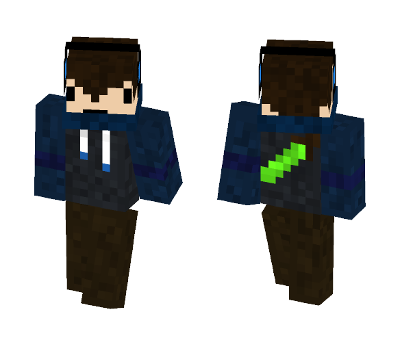 Hoodie Boy2 - Male Minecraft Skins - image 1