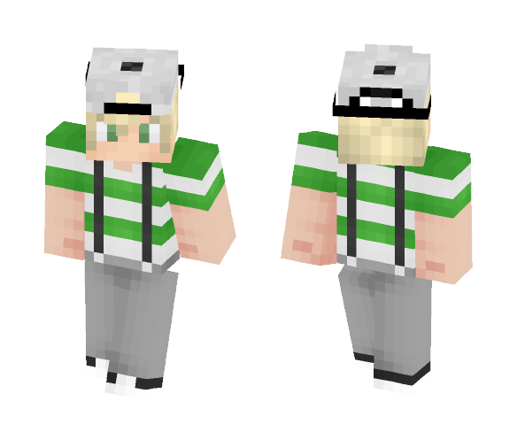 Green t shirt - Male Minecraft Skins - image 1