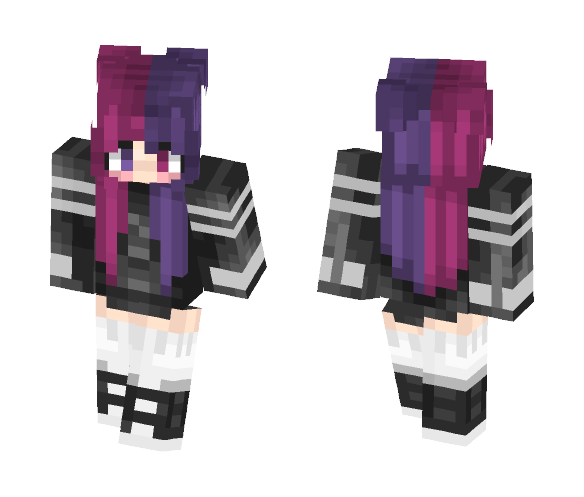 :3 | Goth Grunge - Female Minecraft Skins - image 1