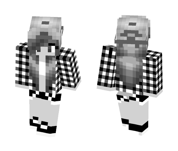 grey girl - Girl Minecraft Skins - image 1