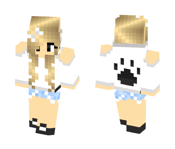 cute paw girl - Cute Girls Minecraft Skins - image 1