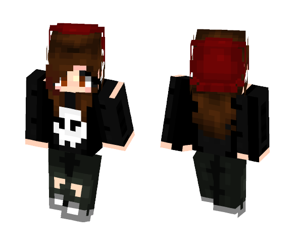 Skulls [] Request -BlokKuit - Female Minecraft Skins - image 1
