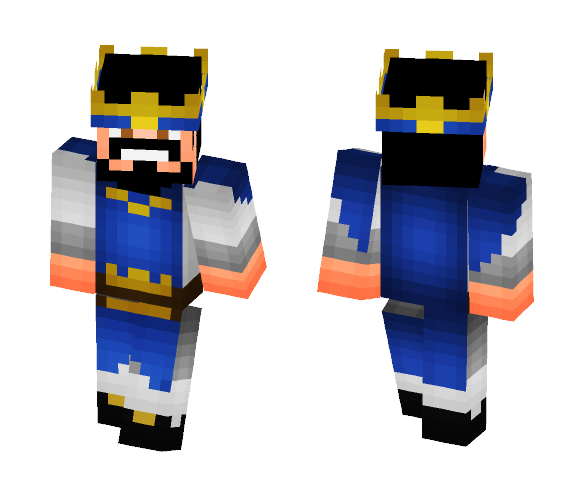 Clash Royale King Skin - Male Minecraft Skins - image 1