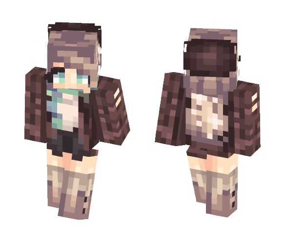 ∞Em∞ Cold night on the lake - Female Minecraft Skins - image 1