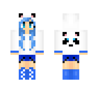 Blue Panda Girl