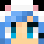 Download Free Blue Panda Girl Skin for Minecraft image 3 Blue Panda Girl - Girl Minecraft Skins - image 3