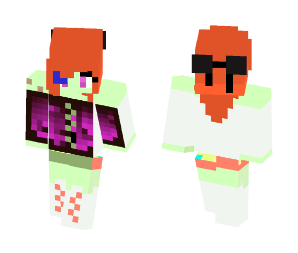 zombie Girl - Girl Minecraft Skins - image 1