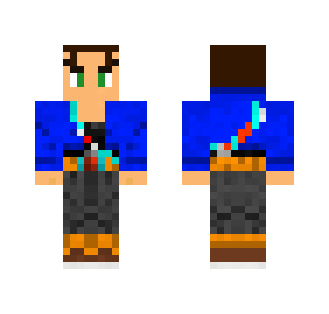 Saiyan Brick (Future Trunks Outfit) - Male Minecraft Skins - image 2