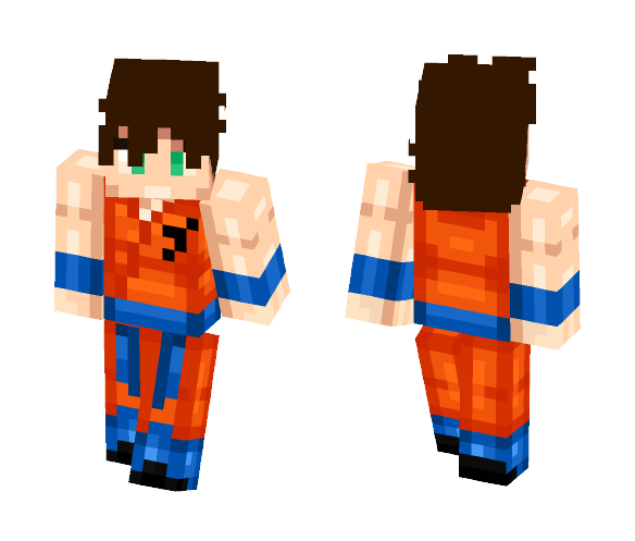 Download Free Saiyan Brick (Revival of F Saga) Skin for Minecraft image 1 Saiyan Brick (Revival of F Saga) - Male Minecraft Skins - image 1