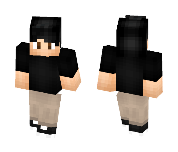 Boy Simple Black PvP - Boy Minecraft Skins - image 1
