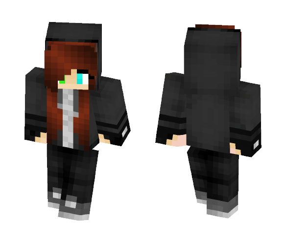 Download Free Hoodie Girl Skin for Minecraft image 1 Hoodie Girl - Girl Minecraft Skins - image 1