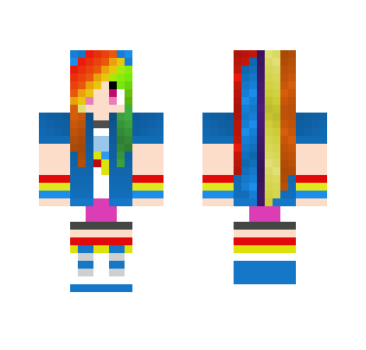 Rainbow Dash :3 (My skin once)
