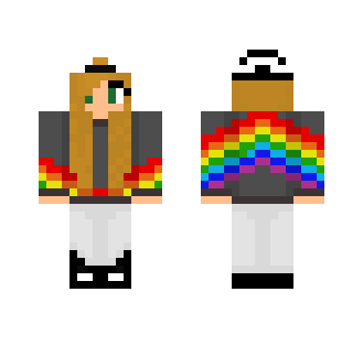 Rainbow girl