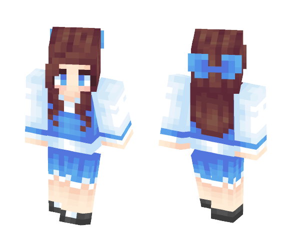 blue - Female Minecraft Skins - image 1