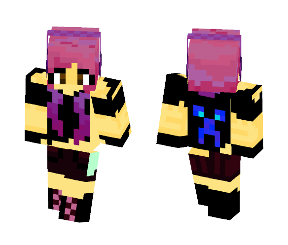 Modern girl gamer - Girl Minecraft Skins - image 1
