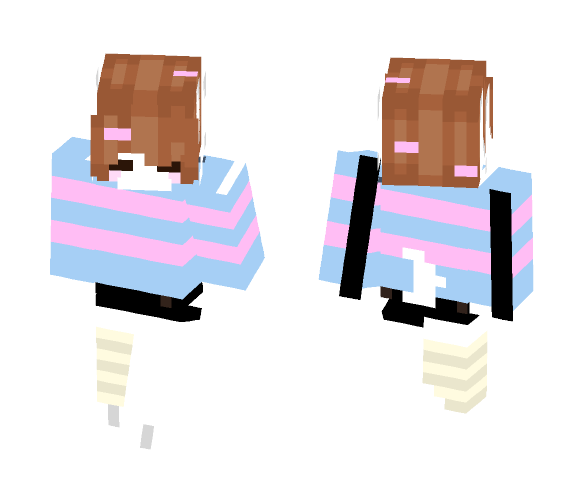 Overtale Frisk - Interchangeable Minecraft Skins - image 1
