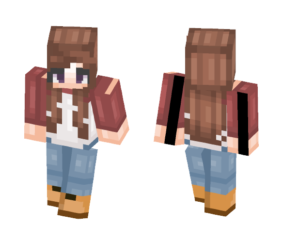 Baseball tee - Female Minecraft Skins - image 1