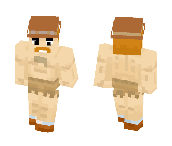 Download Free TF2 - Saxton Hale Skin for Minecraft image 1 TF2 - Saxton Hale - Male Minecraft Skins - image 1