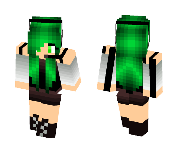 Shrek Gamer Girl - Girl Minecraft Skins - image 1
