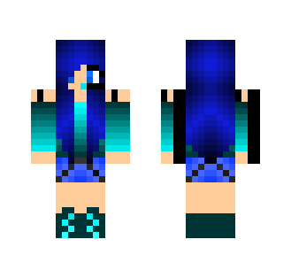 Blue Gamer Girl