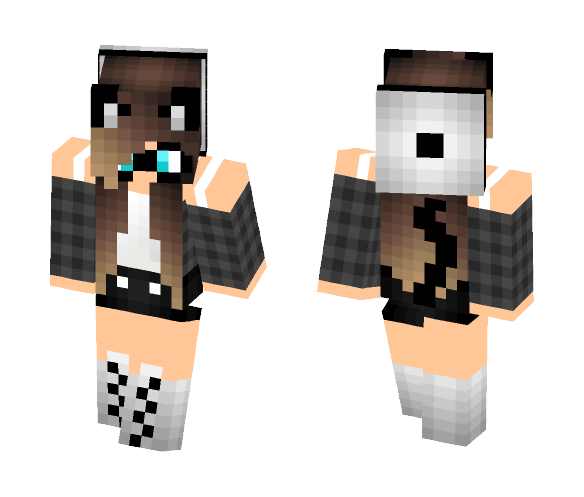 Cat Girl - Cat Minecraft Skins - image 1