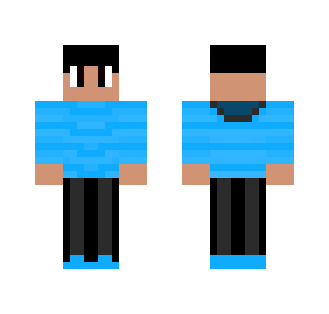 Blue Plain Skin