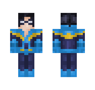 Retro Nightwing - Male Minecraft Skins - image 2