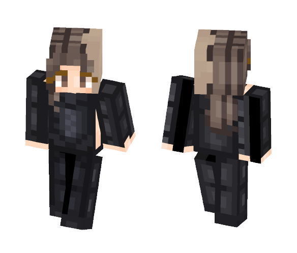 MockingJay Eyeliner///Gloss - Female Minecraft Skins - image 1