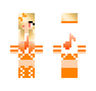 Orange Music Girl