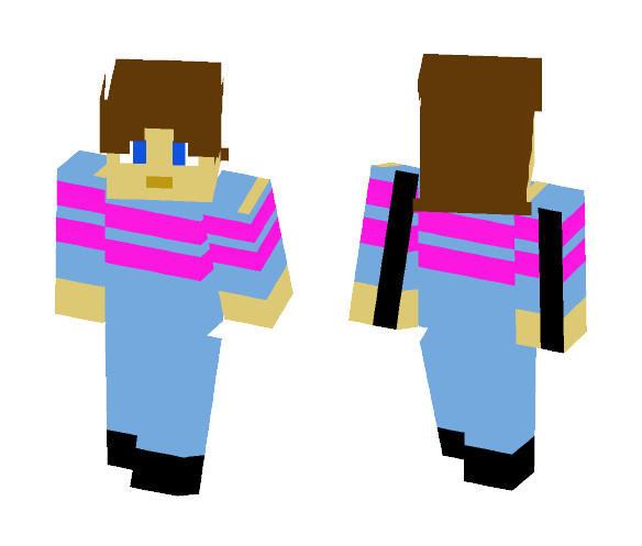 Frisk-Undertale - Interchangeable Minecraft Skins - image 1