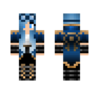 Blue Steampunk Girl