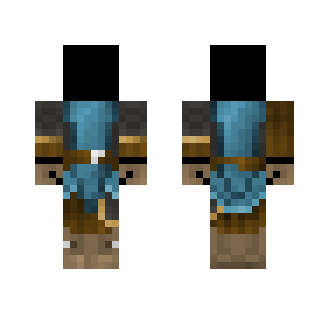 Clothing - Blue Warrior - Female Minecraft Skins - image 2