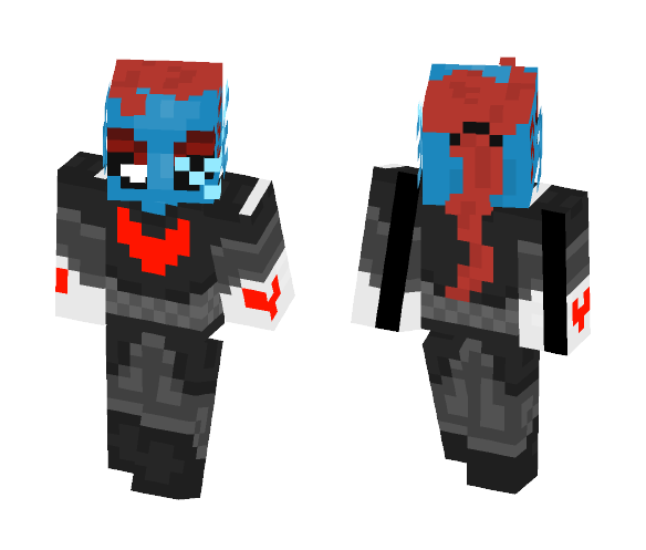 Undyne The Undying (Undertale) - Female Minecraft Skins - image 1