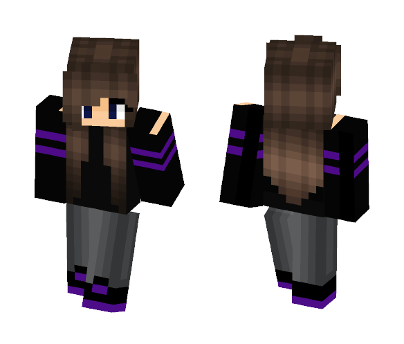 Gothic Girl - Girl Minecraft Skins - image 1