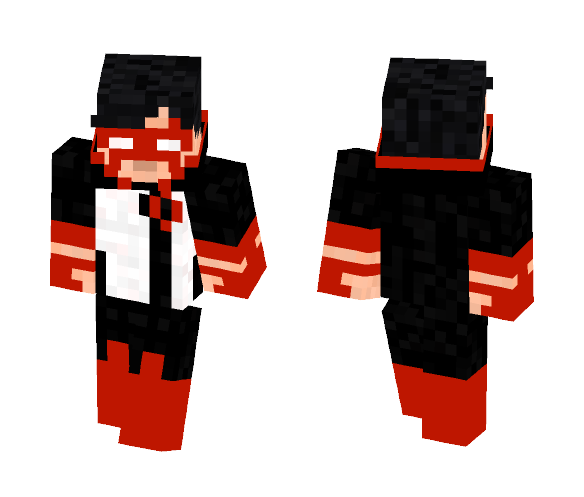 red lantern (kyle rayner fan skin) - Male Minecraft Skins - image 1